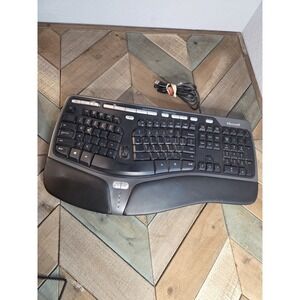 Microsoft Natural Ergonomic Wired Keyboard 4000 v1.0 KU-0462 Tested - See Photos